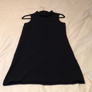 Navy shift dress
